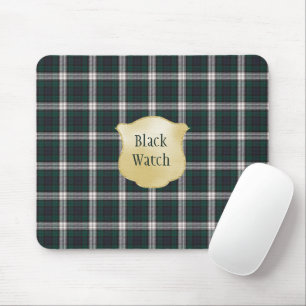Black Watch Dress Modern Original Scottish Tartan Mouse Pad