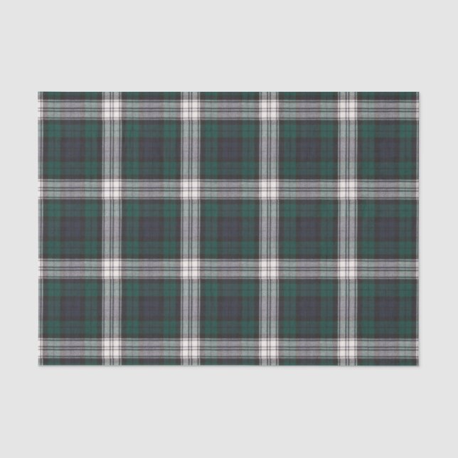Black Watch Dress Modern Scottish Tartan Tissue Paper (Front)