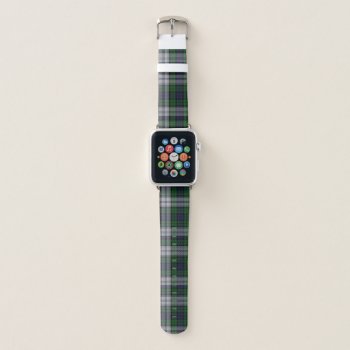 Black Watch Dress Tartan Plaid Apple Watch Band by Everythingplaid at Zazzle