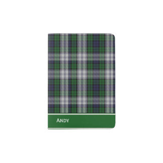 Black Watch DressTartan Plaid Custom Passport Holder