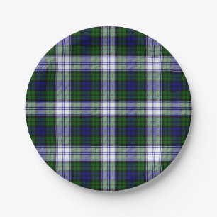 Black Watch Fashion Tartan Paper Plates