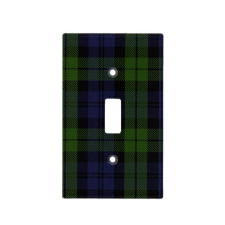 Black Watch Plaid Light Switch Cover