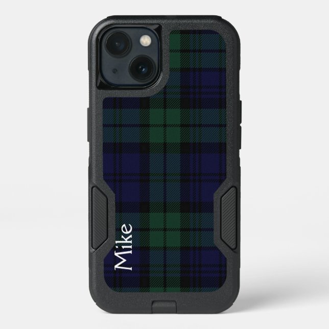 Black Watch Plaid Otterbox Samsung S8 (Back)