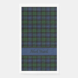 Black Watch Scottish Clan Tartan Paper Guest Towels