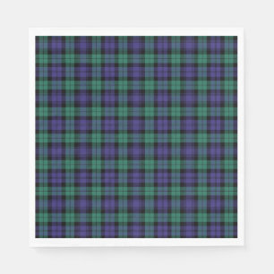Black Watch Scottish Tartan Napkins