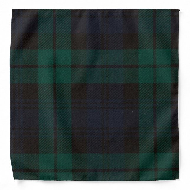 Black Watch Tartan Bandana (Front)