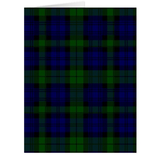 Black Watch Tartan Blue Green Plaid (Front)