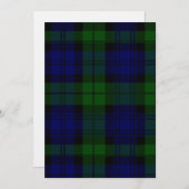 Black Watch Tartan Blue Green Plaid (Front/Back)