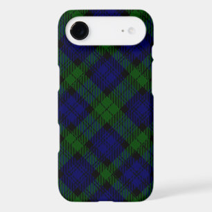 Black Watch Tartan Blue Green Plaid iPhone 17 Air Case