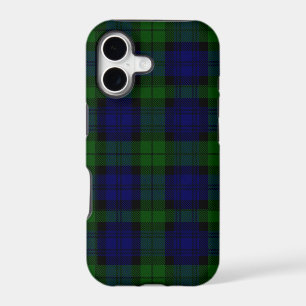 Black Watch Tartan Blue Green Plaid iPhone 17 Case