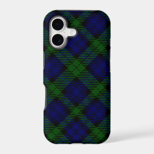 Black Watch Tartan Blue Green Plaid iPhone 17 Case
