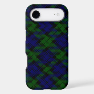 Black Watch Tartan Blue Green Plaid iPhone 17 Air Case