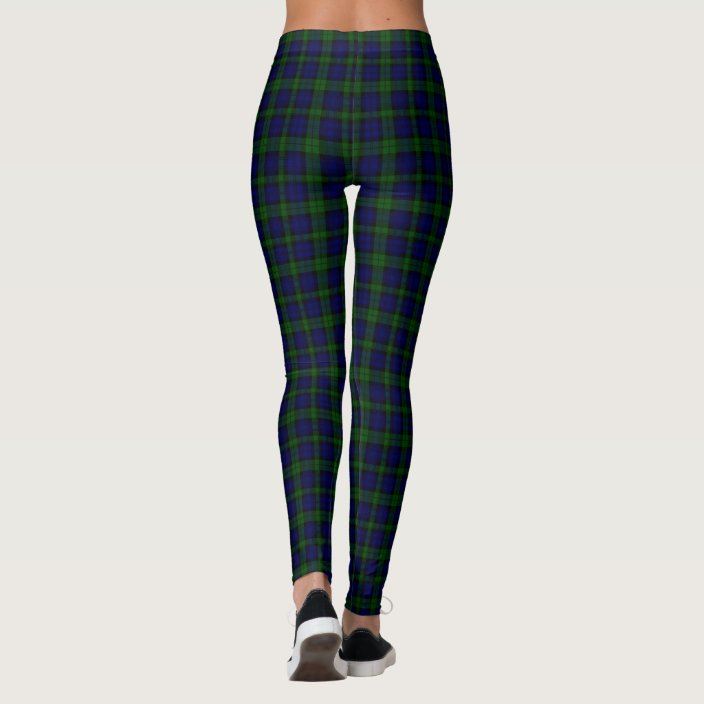 black watch tartan tights