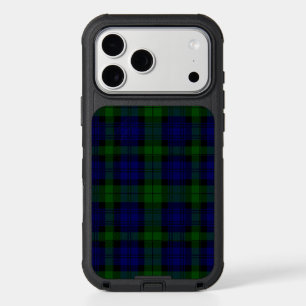 Black Watch Tartan Blue Green Plaid iPhone 17 Pro Max Case