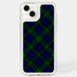 Black Watch Tartan Blue Green Plaid Speck iPhone 14 Plus Case