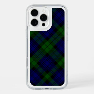 Black Watch Tartan Blue Green Plaid iPhone 16 Pro Max Case