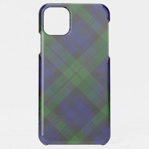 Black Watch Tartan Blue Green Plaid iPhone 11 Pro Max Case