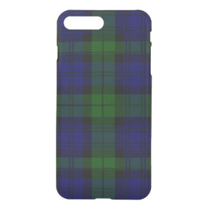 Black Watch Tartan Blue Green Plaid iPhone 8 Plus/7 Plus Case
