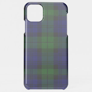 Black Watch Tartan Blue Green Plaid iPhone 11 Pro Max Case