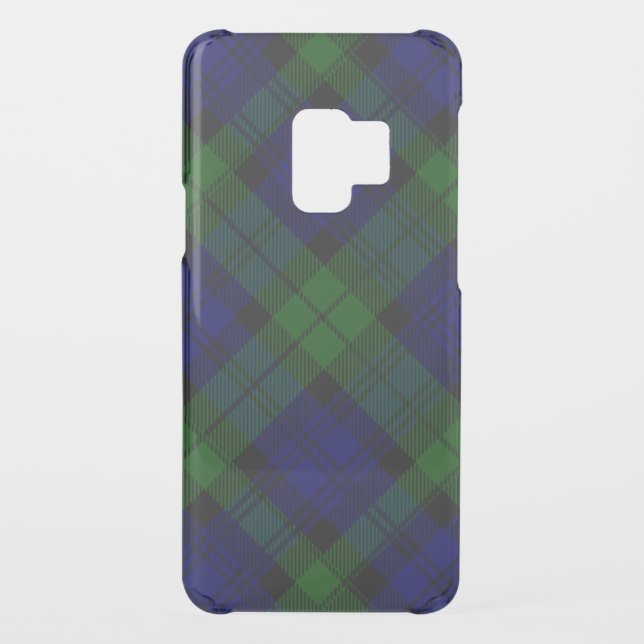 Black Watch Tartan Blue Green Plaid Uncommon Samsung Galaxy Case (Back)
