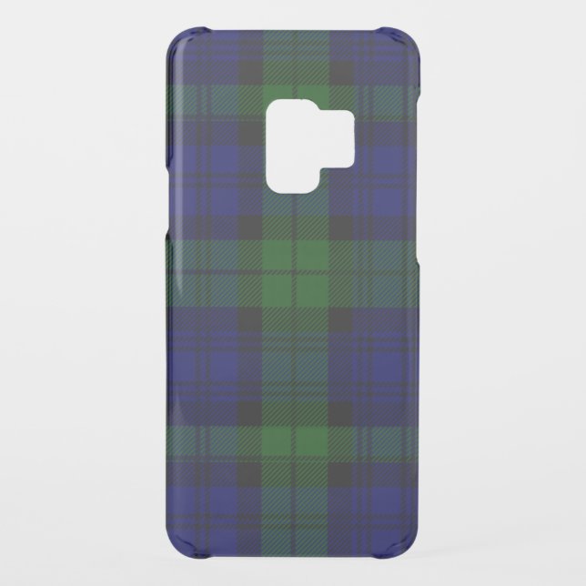 Black Watch Tartan Blue Green Plaid Uncommon Samsung Galaxy Case (Back)