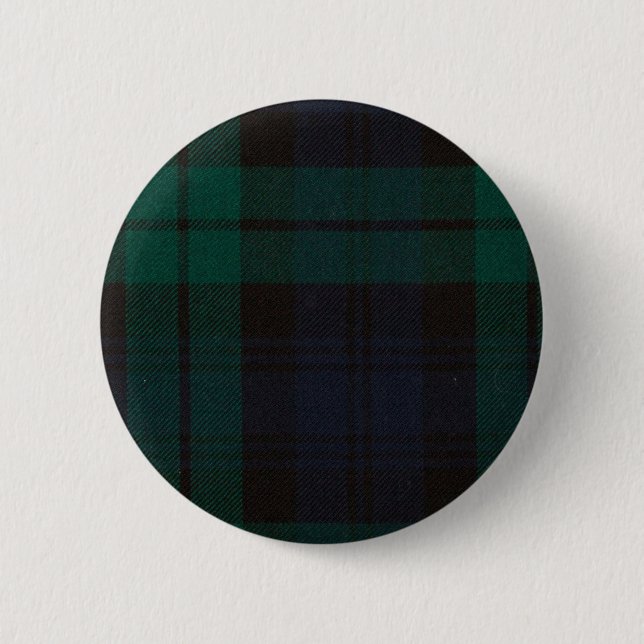 Black Watch Tartan Button (Front)