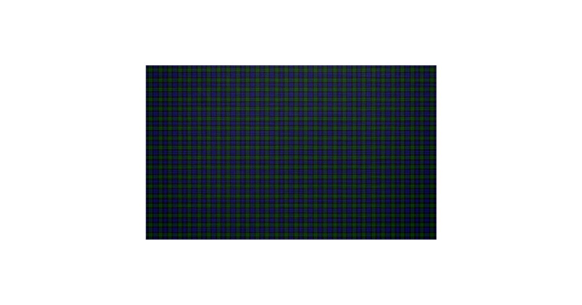 Black Watch Tartan Fabric 