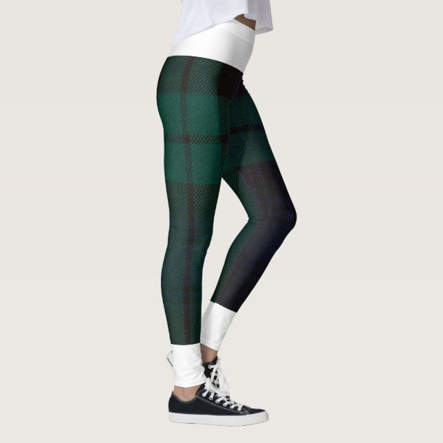 Black Watch Tartan Leggings (Right)