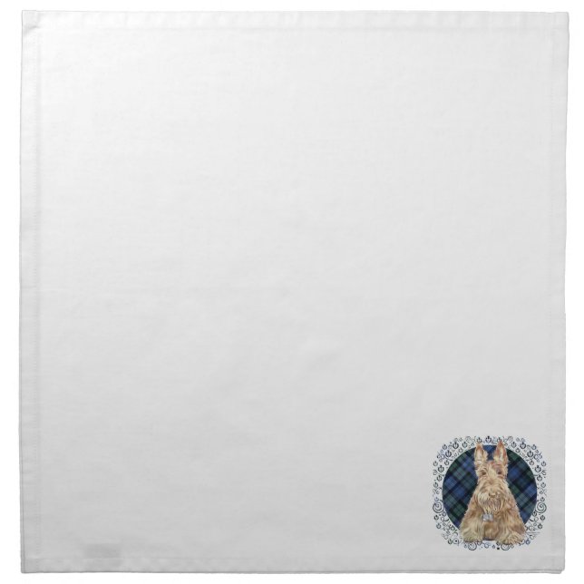 Black Watch Tartan Napkin (Front)