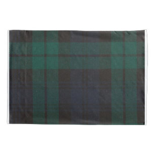Black Watch Tartan Pillow Case