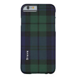 Black Watch Tartan Plaid Barely There iPhone 6 Case