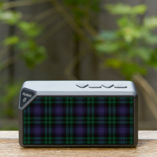 Black Watch Tartan, Plaid Bluetooth Speaker