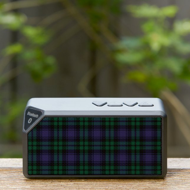 Black Watch Tartan, Plaid Bluetooth Speaker (Insitu(Outdoor))