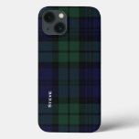 Black Watch Tartan Plaid iPhone 13 Case