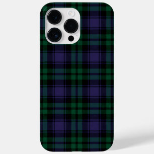 Black Watch Tartan, Plaid Case-Mate iPhone 14 Pro Max Case