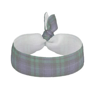 Black Watch Tartan, Plaid Elastic Hair Tie