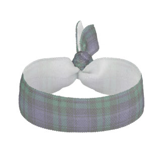 Black Watch Tartan, Plaid Elastic Hair Tie