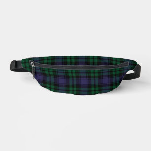 Black Watch Tartan, Plaid Fanny Pack
