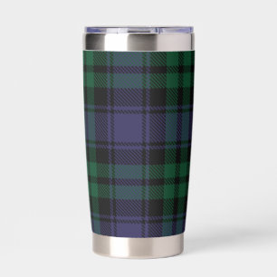 Black Watch Tartan, Plaid Insulated Tumbler