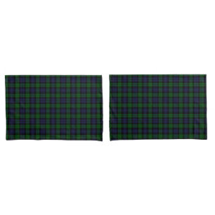 Black Watch Tartan Plaid Pillow Case