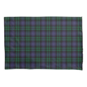 Black Watch Tartan, Plaid Pillow Case