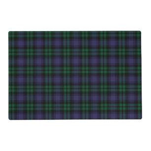 Black Watch Tartan, Plaid Placemat