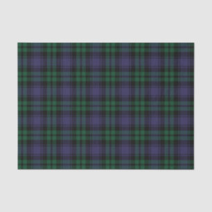 Black Watch Tartan, Plaid Tissue Paper