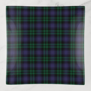 Black Watch Tartan, Plaid Trinket Tray