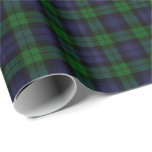 Black Watch Tartan Plaid Wrapping Paper
