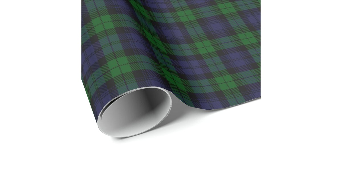 scotch plaid wrapping paper