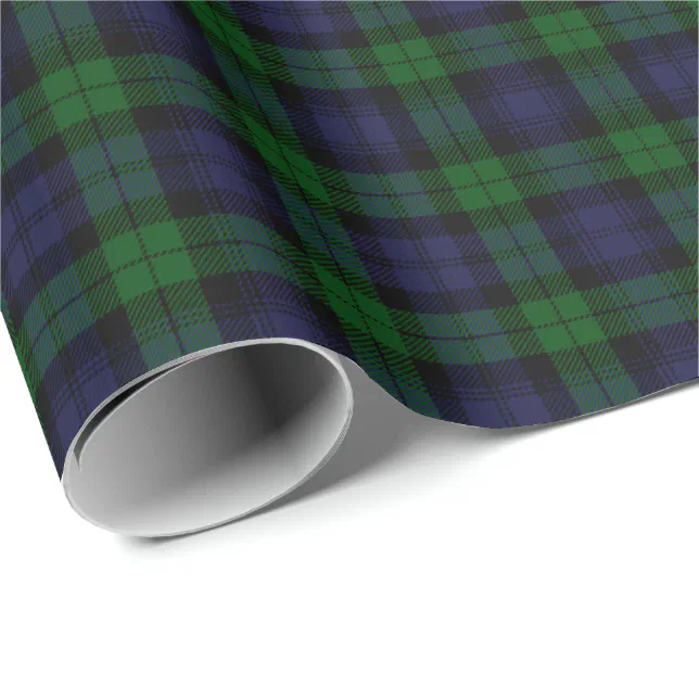 scotch plaid wrapping paper