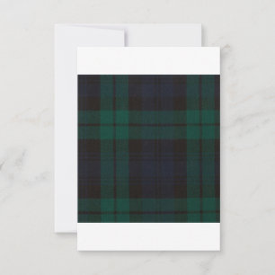 Black Watch Tartan Save The Date