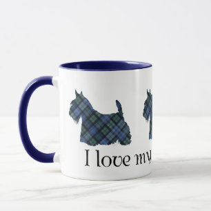 Black Watch Tartan Scottish Terrier Mug