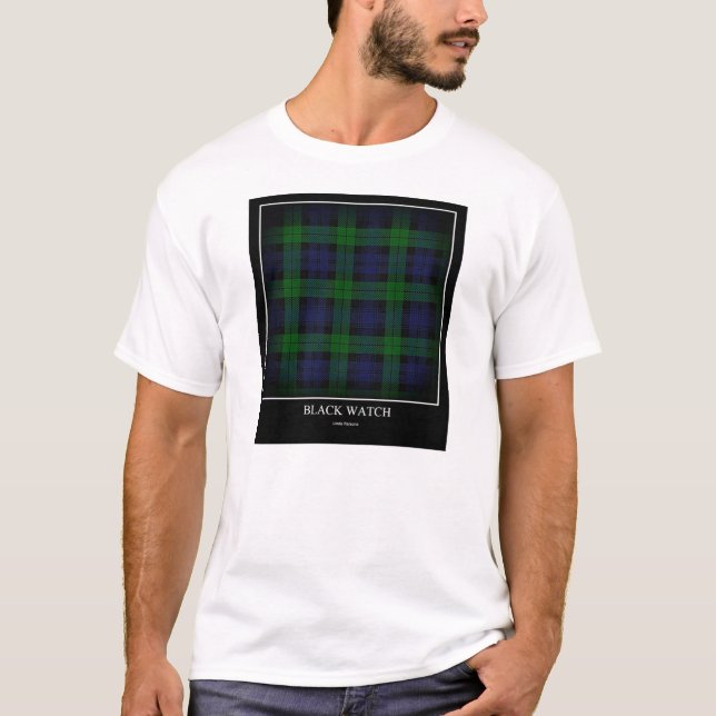 Black Watch Tartan T-shirt (Front)